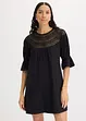 Jersey jurk met crochet-kant, bonprix