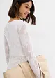 Off shoulder shirt in ausbrenner look, bonprix