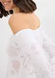 Off shoulder shirt in ausbrenner look, bonprix