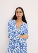 Gedessineerde jersey jurk, bonprix