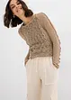 Cargo broek in vloeiende stof, bonprix