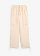 Cargo broek in vloeiende stof, bonprix