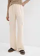 Cargo broek in vloeiende stof, bonprix