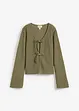 Shirtvest van bar crêpe, bonprix