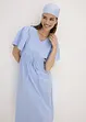 Midi jurk met wijde mouwen, bonprix