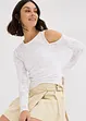 Off shoulder shirt in ausbrenner look, bonprix