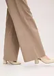 Wide leg broek met stretch, bonprix