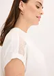 Shirt met kanten inzetstuk, bonprix