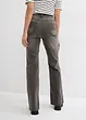 Straight jeans, high waist, split, bonprix