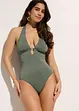 Halter badpak met glansgaren, bonprix