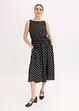 Midi jurk met bindceintuur, bonprix