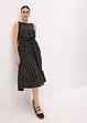 Midi jurk met bindceintuur, bonprix
