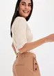 Twill broek met sierknopen, bonprix