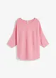 Geribde oversized trui van viscosemix, bonprix