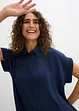 Blouse met korte mouw van gerecycled polyester, bonprix