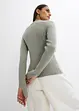 Gebreid vest van viscosemix, bonprix
