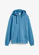 Sweater met capuchon en ritssluiting, bonprix