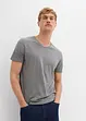 T-shirt met V-hals (set van 3), bonprix
