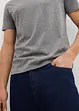 T-shirt met V-hals (set van 3), bonprix