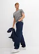 T-shirt met V-hals (set van 3), bonprix