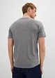 T-shirt met V-hals (set van 3), bonprix