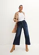 Wijde jeans, high waist, cropped, bonprix