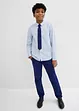 Chino, overhemd en stropdas (3-dlg. set), bonprix