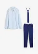 Chino, overhemd en stropdas (3-dlg. set), bonprix