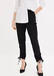 Jersey broek met rijgkoordjes, bonprix