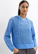 Ajour trui met capuchon, bonprix