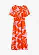 Gedessineerde midi jurk, bonprix