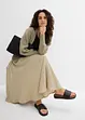 Maxi rok met een comfortabele band, bonprix