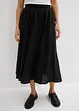 Maxi rok met een comfortabele band, bonprix