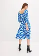 Jersey jurk met pofmouwen van zachte viscosemix, bonprix