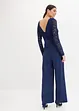 Jumpsuit met kant en kleine ketting, bonprix
