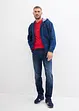 Henley shirt, korte mouw (set van 2) van biologisch katoen, bonprix