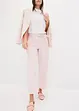 Stretch twill broek met riem, bonprix
