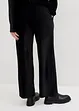 Wijde broek van jersey-corduroy met comfortband, bonprix