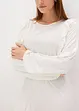 Jersey jurk met volants, bonprix