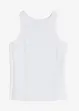 Geribde tanktop van biologisch katoen, bonprix
