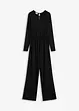 Jumpsuit met diepe V-hals, bonprix