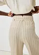 Broek met riem (2-dlg set) van puur linnen, bonprix
