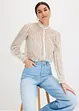 Bedrukte blouse met ruches, bonprix