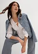 Blouse met plooitjes en elastische naden, bonprix