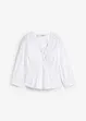Blouse met plooitjes en elastische naden, bonprix