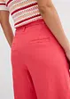 Paperbag broek van luchtige linnenmix, bonprix