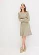 Jersey jurk met volants, bonprix