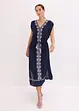 Boho midi jurk met borduursel, bonprix