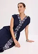 Boho midi jurk met borduursel, bonprix