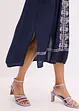 Boho midi jurk met borduursel, bonprix
